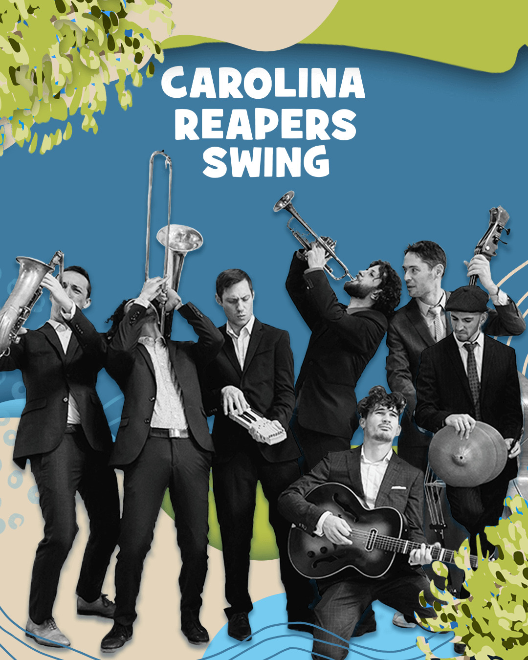 carolina-reapers-swing-musiciens-live-soirées-gratuites-bals-concerts-festival-swinging-montpellier-2025 (2) les carolina reapers swing en concert gratuit lors du festival swinging montpellier 2025