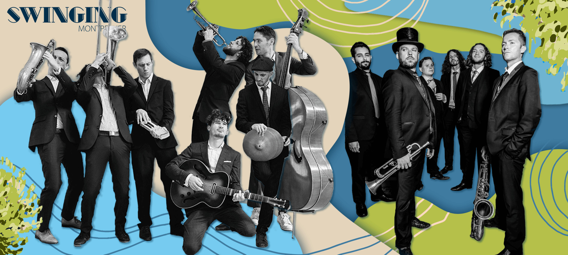 musiciens du festival swinging montpellier 2025 en concert gratuit