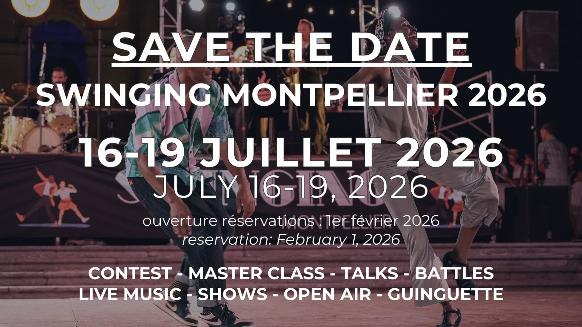 Swinging Montpellier Festival 2025 Poster