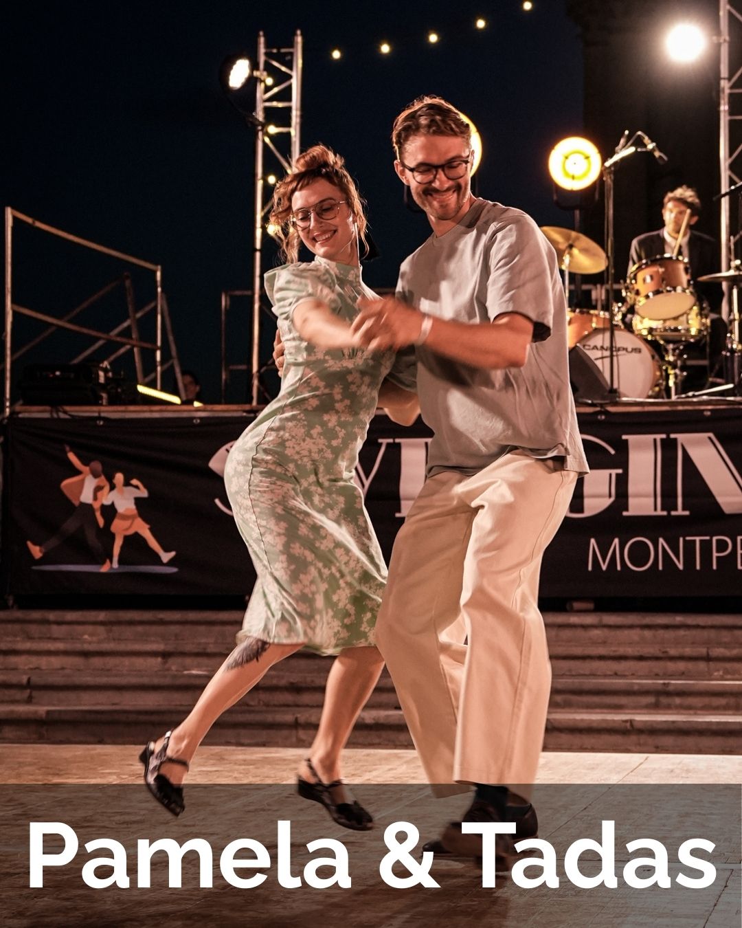 Pamela and Tadas Lindy Hop Masterclass Swinging Montpellier Festival 2025