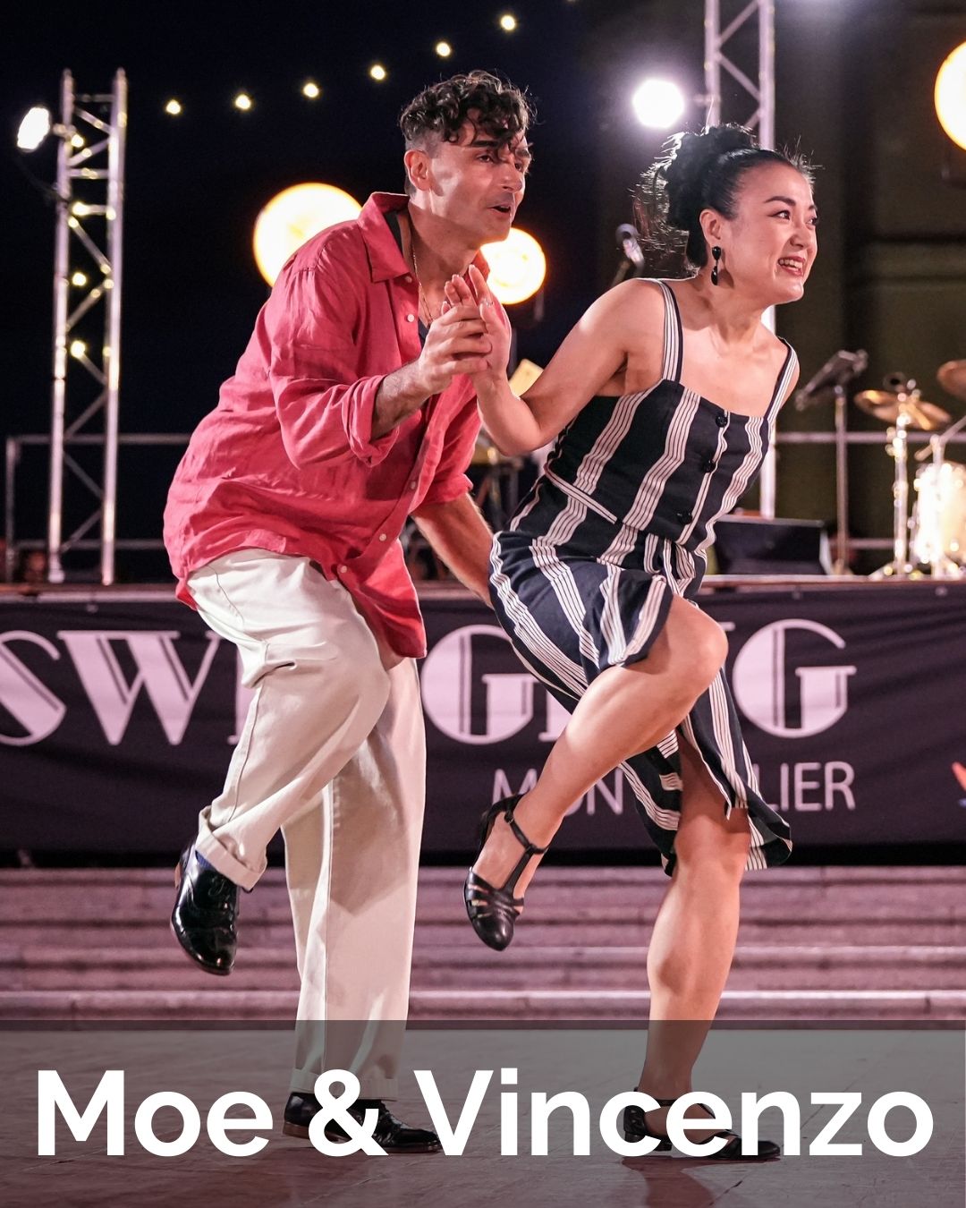 Moe and Vincenzo Lindy Hop Masterclass Swinging Montpellier Festival 2025